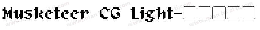 Musketeer CG Light字体转换